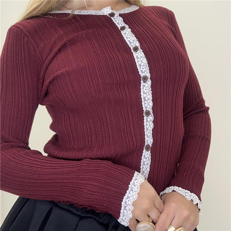 maglia in costina elasticizzata nappy